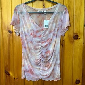 Buckle Willow & Root Tie-Dye Top